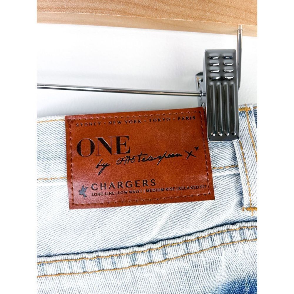 FP One x One Teaspoon Women's Jean Shorts Florence Charger Denim Distressed Shor - Picture 12 of 14